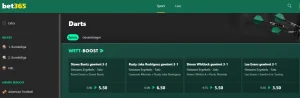 Bet365 Darts Wetten