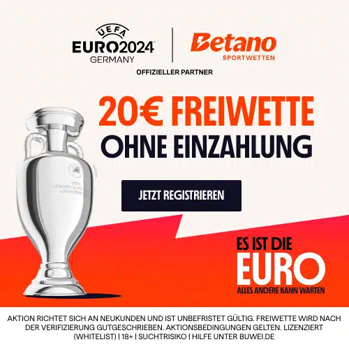 Betano 20€ Freiwette