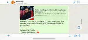 Wettbasis WhatsApp