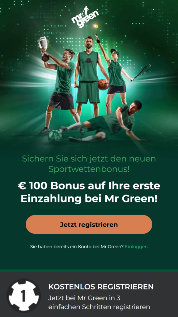 Mr Green Bonus