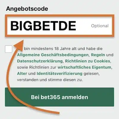 Bet365 Angebotscode 2025