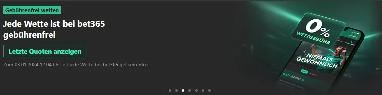 bei Bet365 steuerfrei wetten