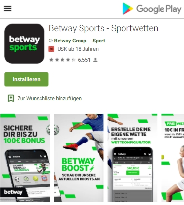 Betway Mobile Wetten