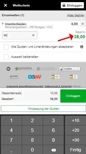 Betway Wettsteuer