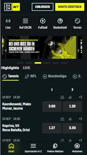 DAZN Bet App
