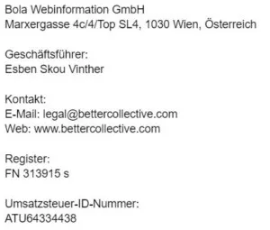 Impressum Wettbasis