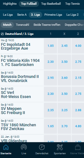 Mybet Mobile Wetten