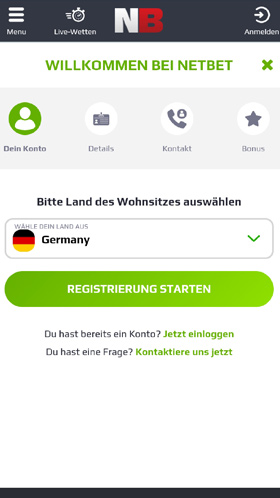 Netbet Bonus Anmeldung