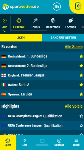 Sportwetten.de Fußball