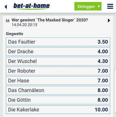The Masked Singer Hinweise