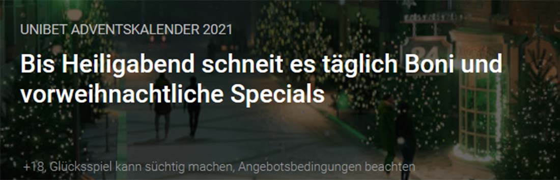 Unibet Adventskalender