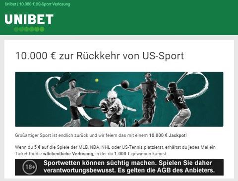 Unibet Gewinnspiel