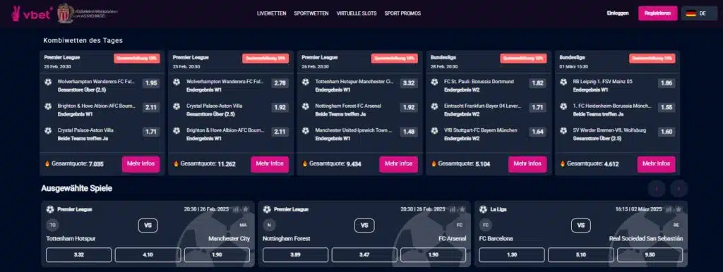 Vbet Sportwetten